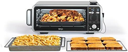 Ninja SP351 Foodi Smart 13-in-1 Dual Heat Air Fry Countertop Oven, Dehydrate, Reheat, Smart Therm... | Amazon (US)