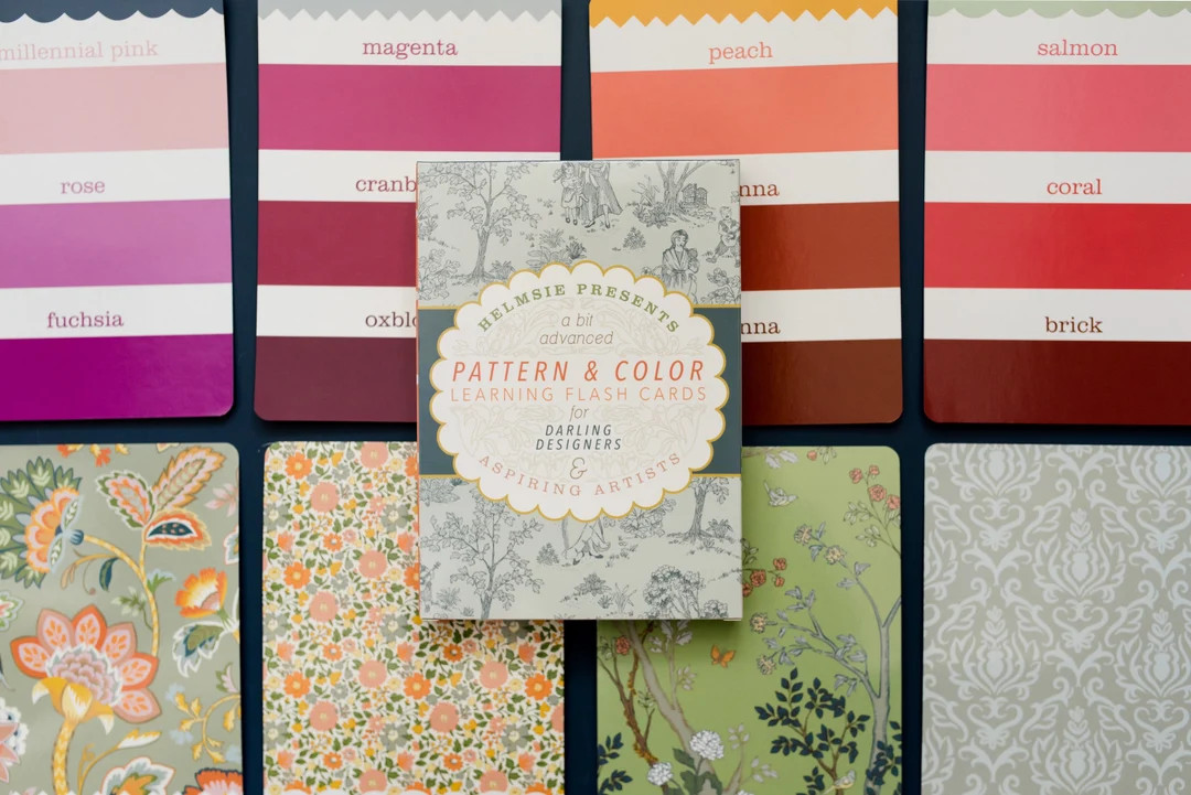 Patter and Color Flash Cards, Pantone Kids Deck, Designer Patterns Chic - Etsy | Etsy (US)