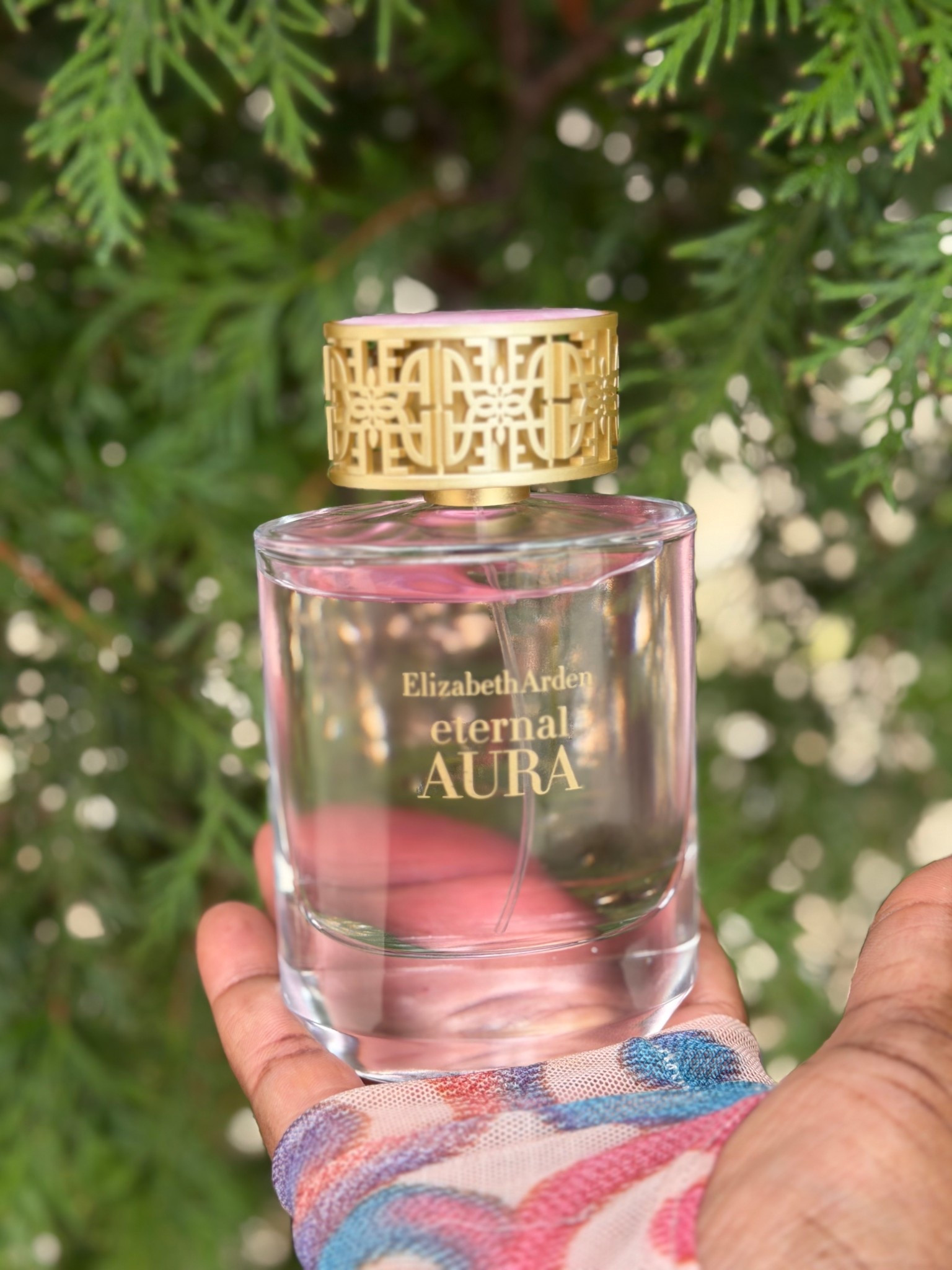 Eternal Auro Eau de Parfum is the new signature fragrance by Elizabeth Arden available at Macy’s. 
 Top Notes: Dragonfruit, golden pear & pink pepper 
Middle Notes: Magnolia Flower, Pink Peony, Jasmine 
Base Notes: Sandalwood 

#LTKBeauty #LTKOver40