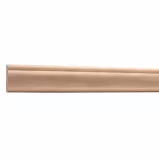 589-4WHW .375 in. D X 1.25 in. W X 47.5 in. L Unfinished White Hardwood Trim Moulding | The Home Depot