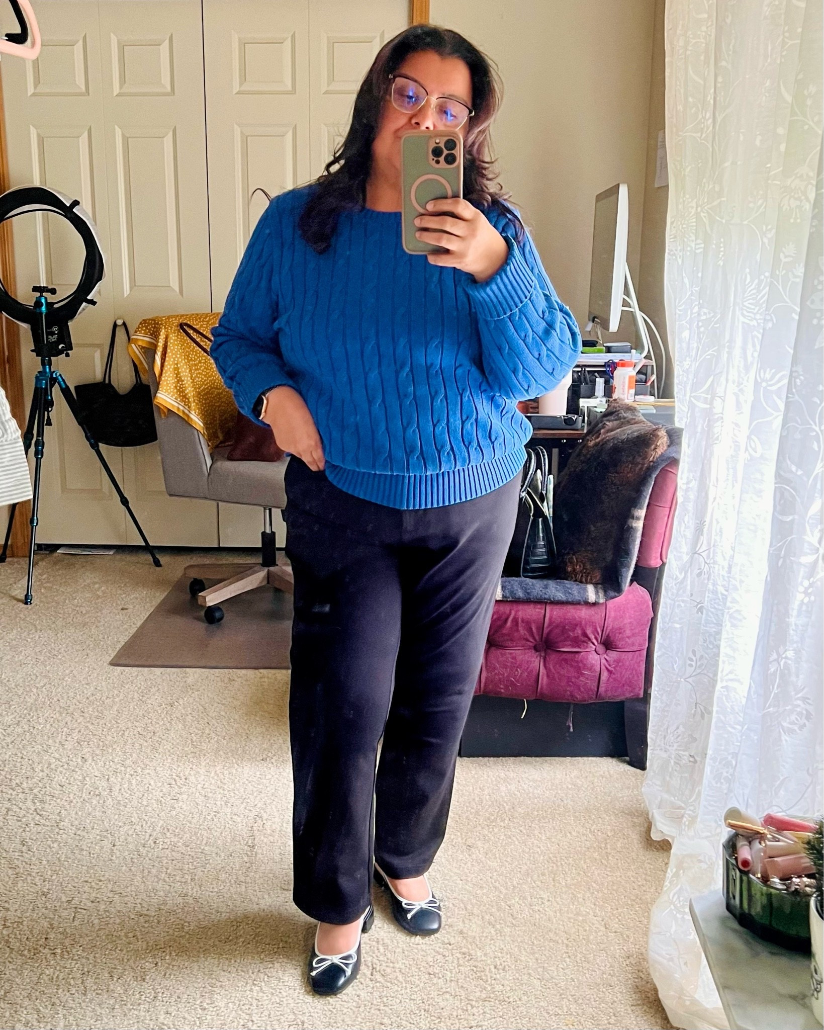 OOTD:  Loving this cotton cable knit sweater from Quince! It’s giving heritage.

#LTKMidsize #LTKPetite #LTKootd
