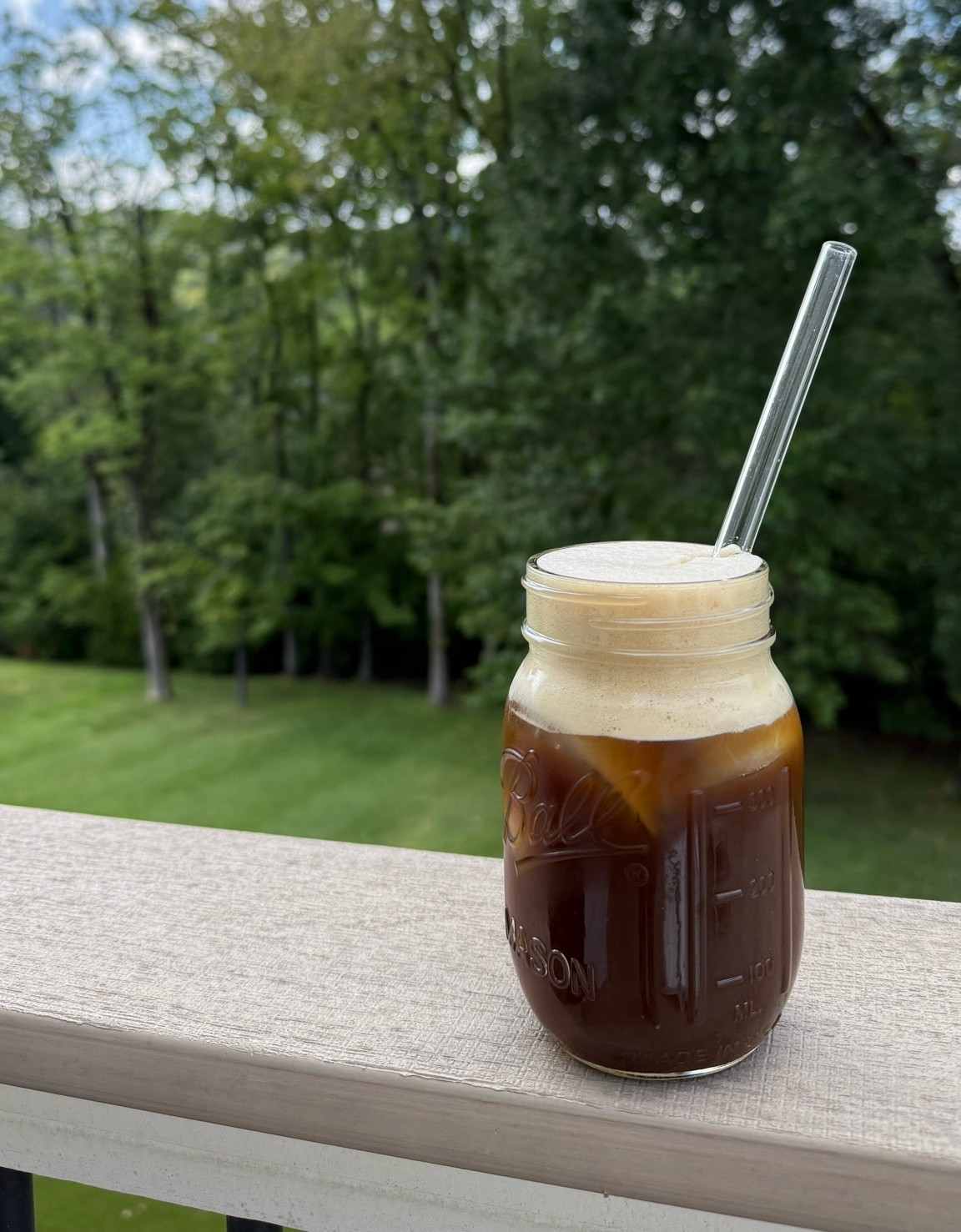 The best iced coffee at home!! With collagen and protein. I love yo add a dash of maple syrup and salt. Scrumptious!!!