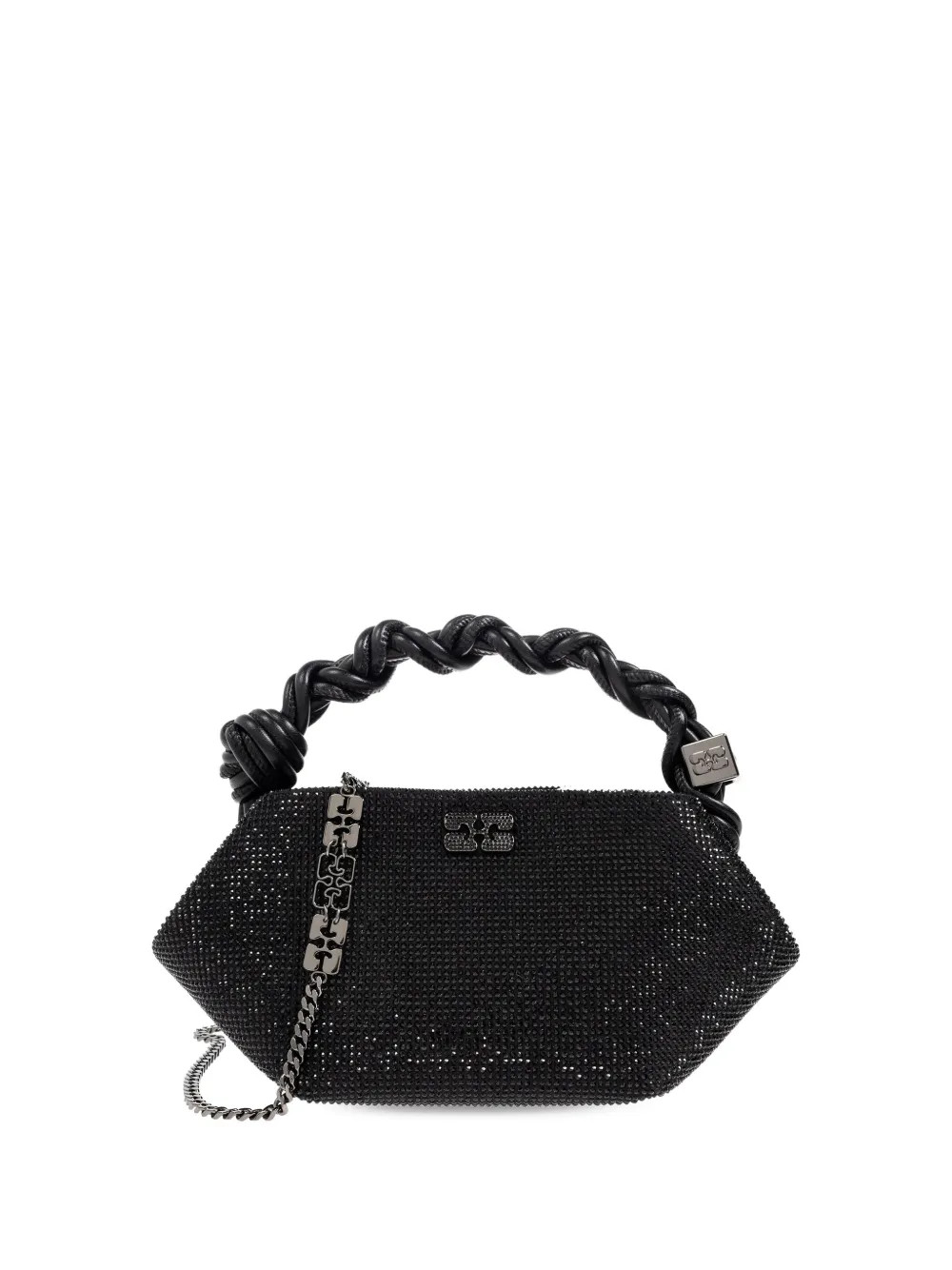GANNI rhinestone-embellished Tote Bag | Black | FARFETCH | Farfetch Global
