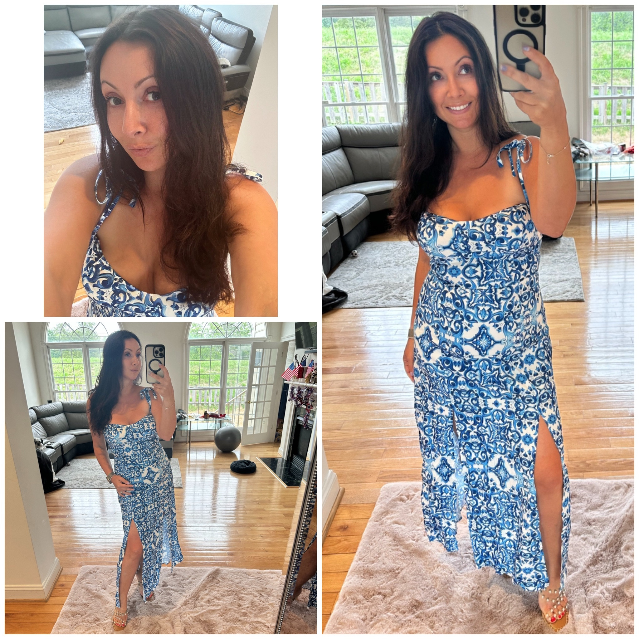 Another excellent Amazon find! Beautiful and definitely inspired by all the white and blue designer prints we seen this year! The material is thin but also supporting at the same time and not see though! 


#LTKMidsize #LTKFindsUnder50 #LTKParties