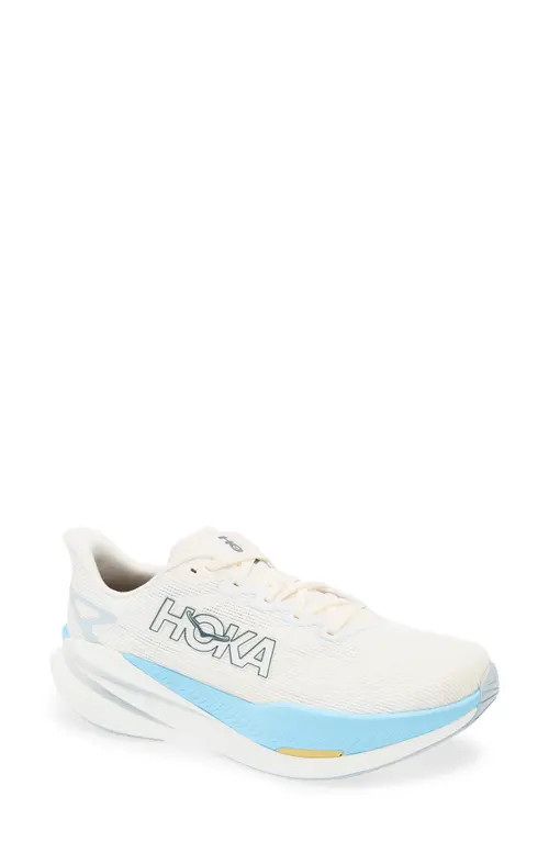 HOKA Mach X 3 Running Shoe in White /Alabaster at Nordstrom, Size 10.5 | Nordstrom