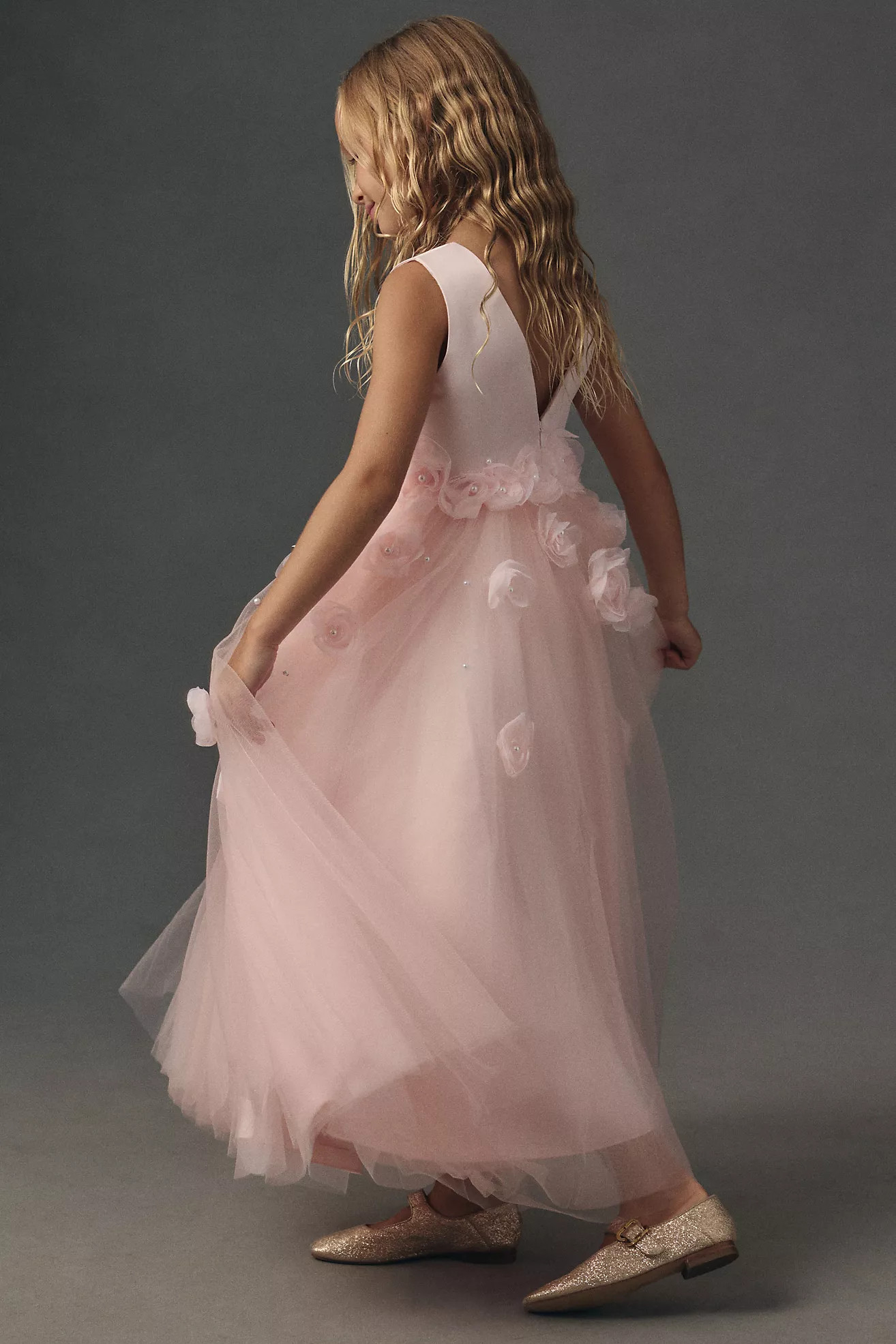 Princess Daliana Rosette Flower Girl Dress | Anthropologie (US)