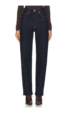 LEVI'S Ribcage Full Length Jeans in Small Course from Revolve.com | Revolve Clothing (Global)