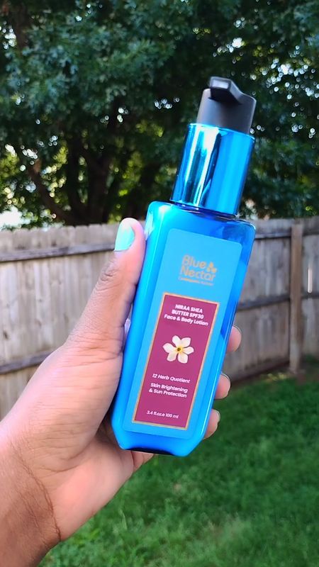 This sunscreen works like a lotion. It leaves my skin soft, smooth, moisturized without the white cast and greasy feeling the traditional kind in the stores leave. It's ayurvedic and has a 12 herb quotient that super concentrated, so a little goes a long way. Use my discount code: 10Natonya10 to get 10% off!

#LTKbeauty #LTKSeasonal #LTKVideo