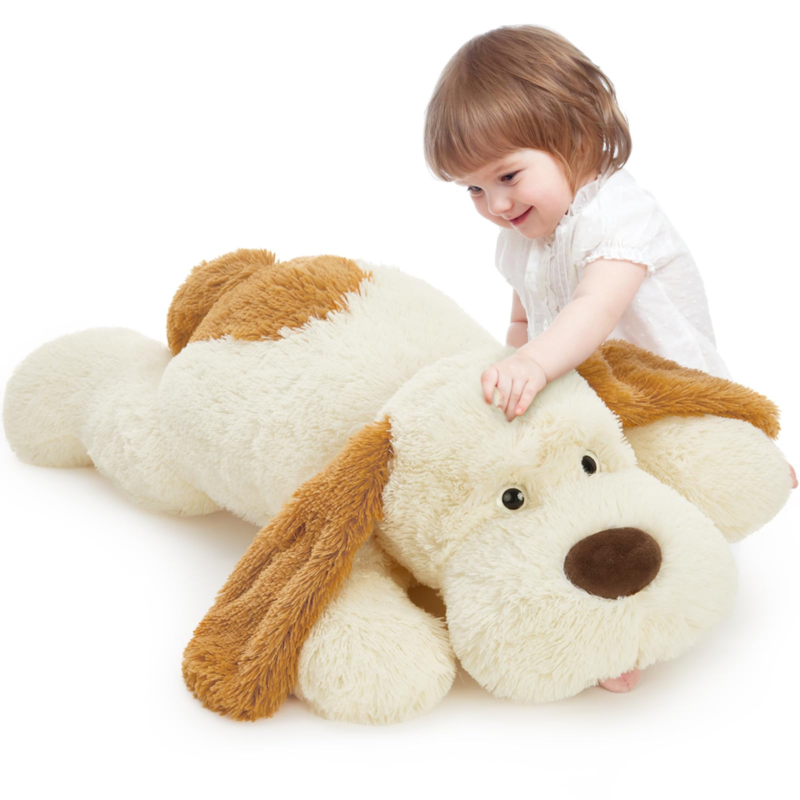 MaoGoLan Giant Stuffed Puppy Dog Big Plush Extra Large Stuffed Animals Soft Plush Dog Pillow for ... | Amazon (US)