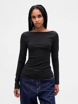 Modern Boatneck T-Shirt | Gap (US)