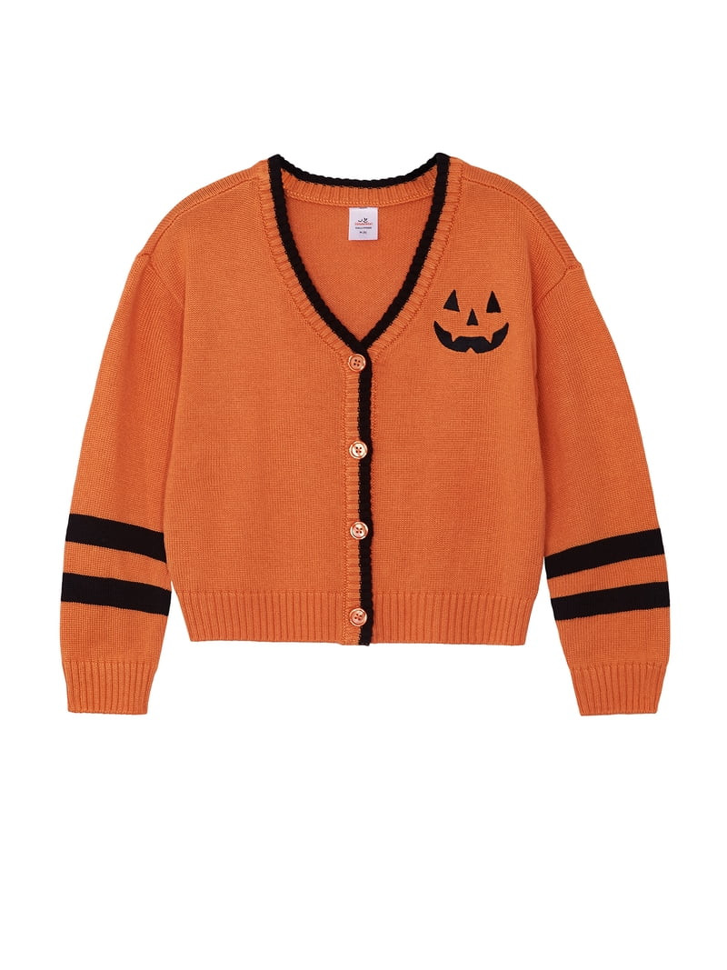 Way To Celebrate Girls Halloween Cardigan, Sizes 4-18 | Walmart (US)
