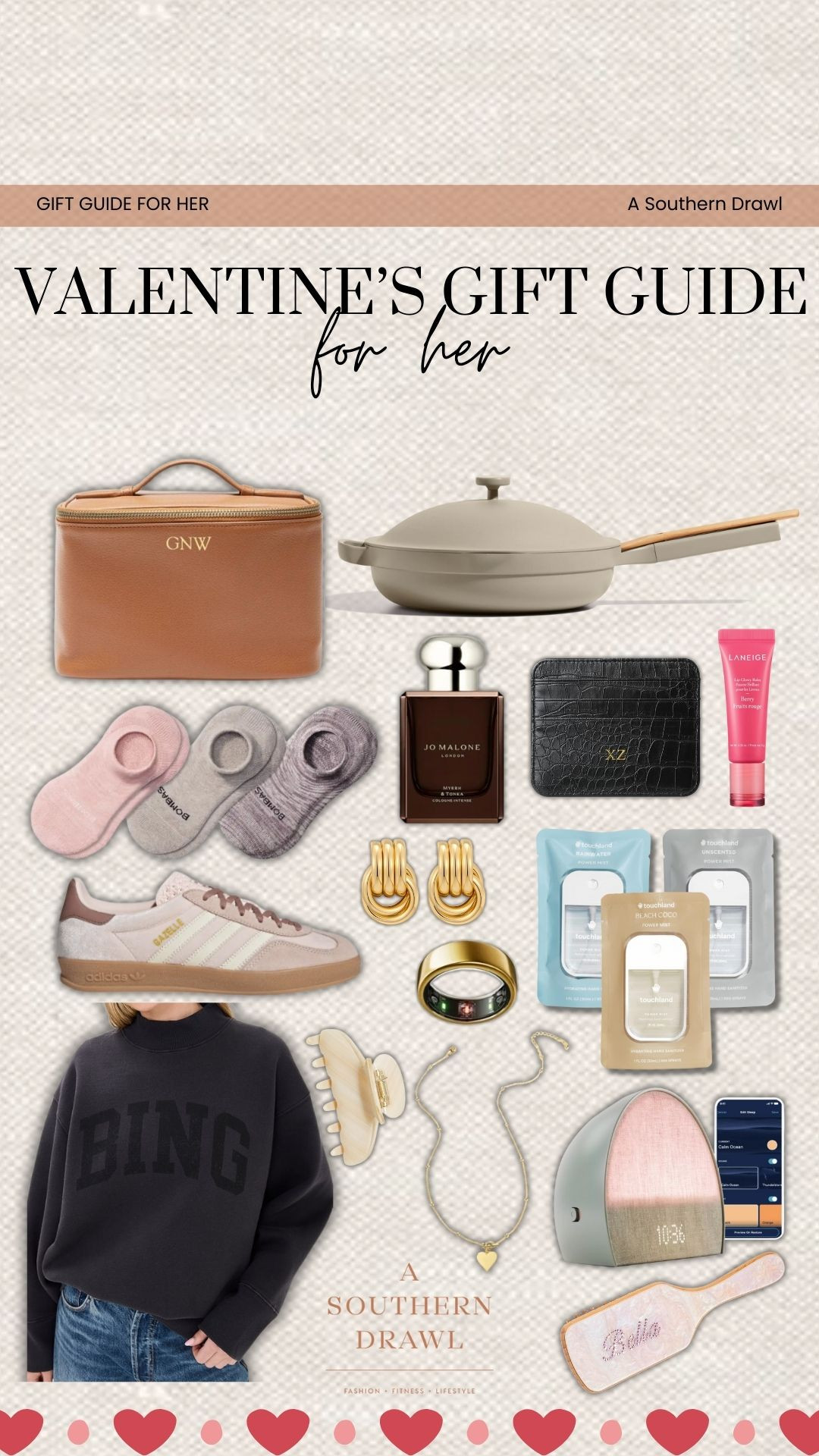 Gift Guide: Valentine's Day for Her❤️

gift guide, gift ideas, gift guide for her, gift ideas for her, for SIL, for MIL,  for wife, for girlfriend, for fiance, a Southern Drawl, Grace White 

 

#LTKGiftGuide #LTKSeasonal #LTKFindsUnder100