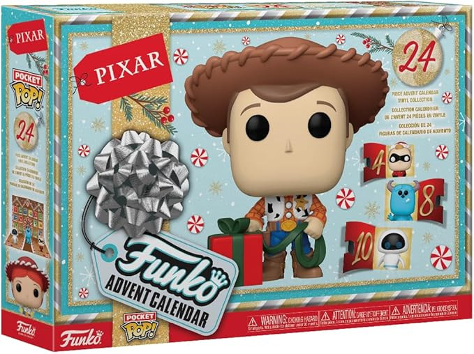 Funko Pop! Advent Calendar: Pixar - Disney Pixar - 24 Days of Surprises - Collectible Vinyl Mini ... | Amazon (US)