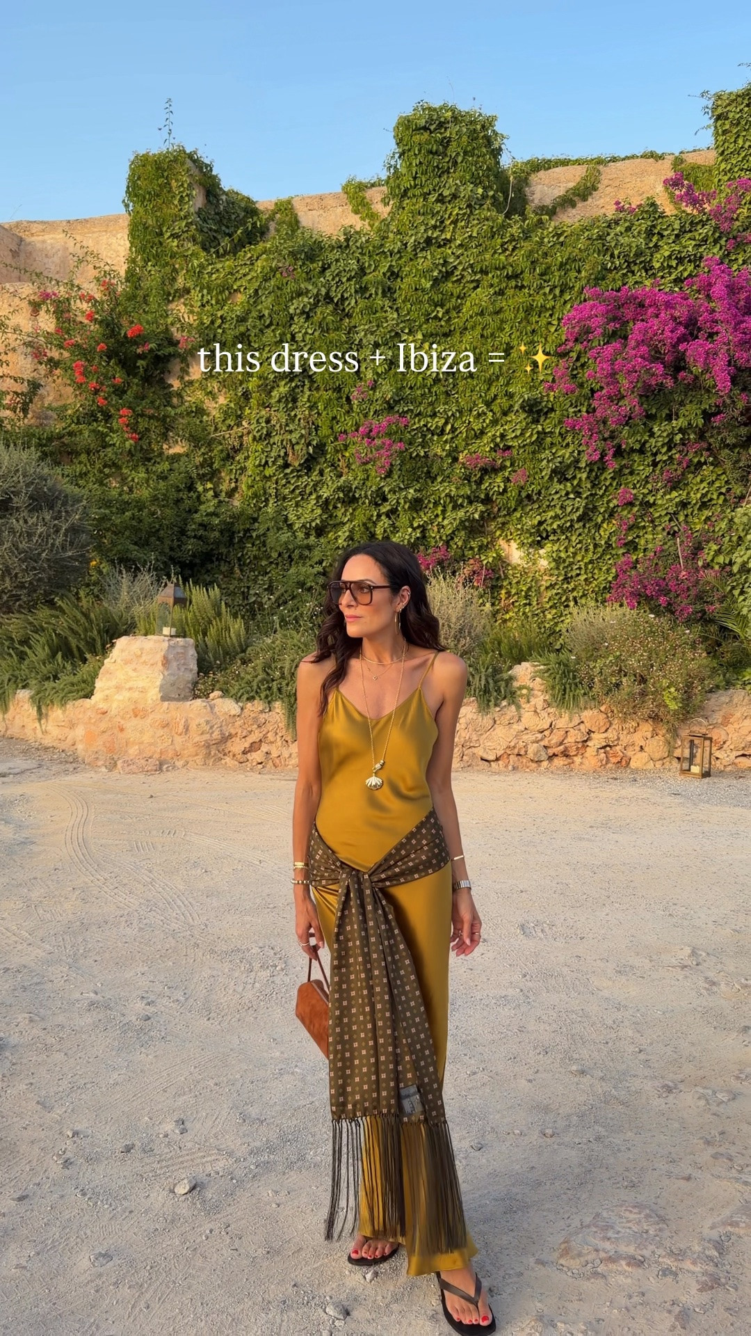 #quincepartner The chartreuse dress I couldn't say no to for an unforgettable night in Ibiza @onequince

#LTKSeasonal #LTKOver40