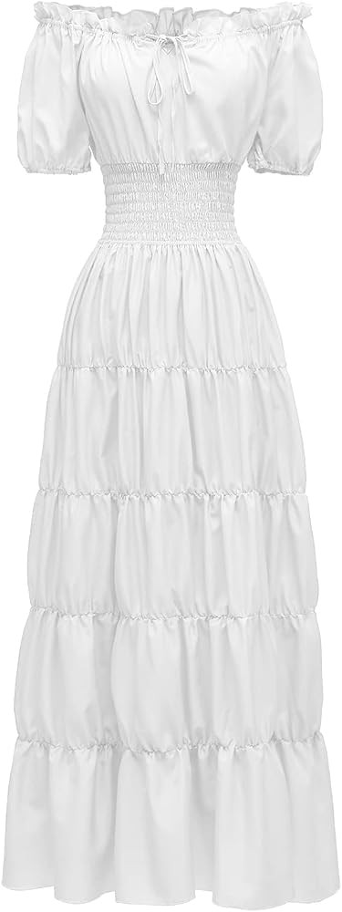Abaowedding Renaissance Costume Women Medieval Chemise Dress Pirate Peasant Dress Peasant Tops Ir... | Amazon (US)