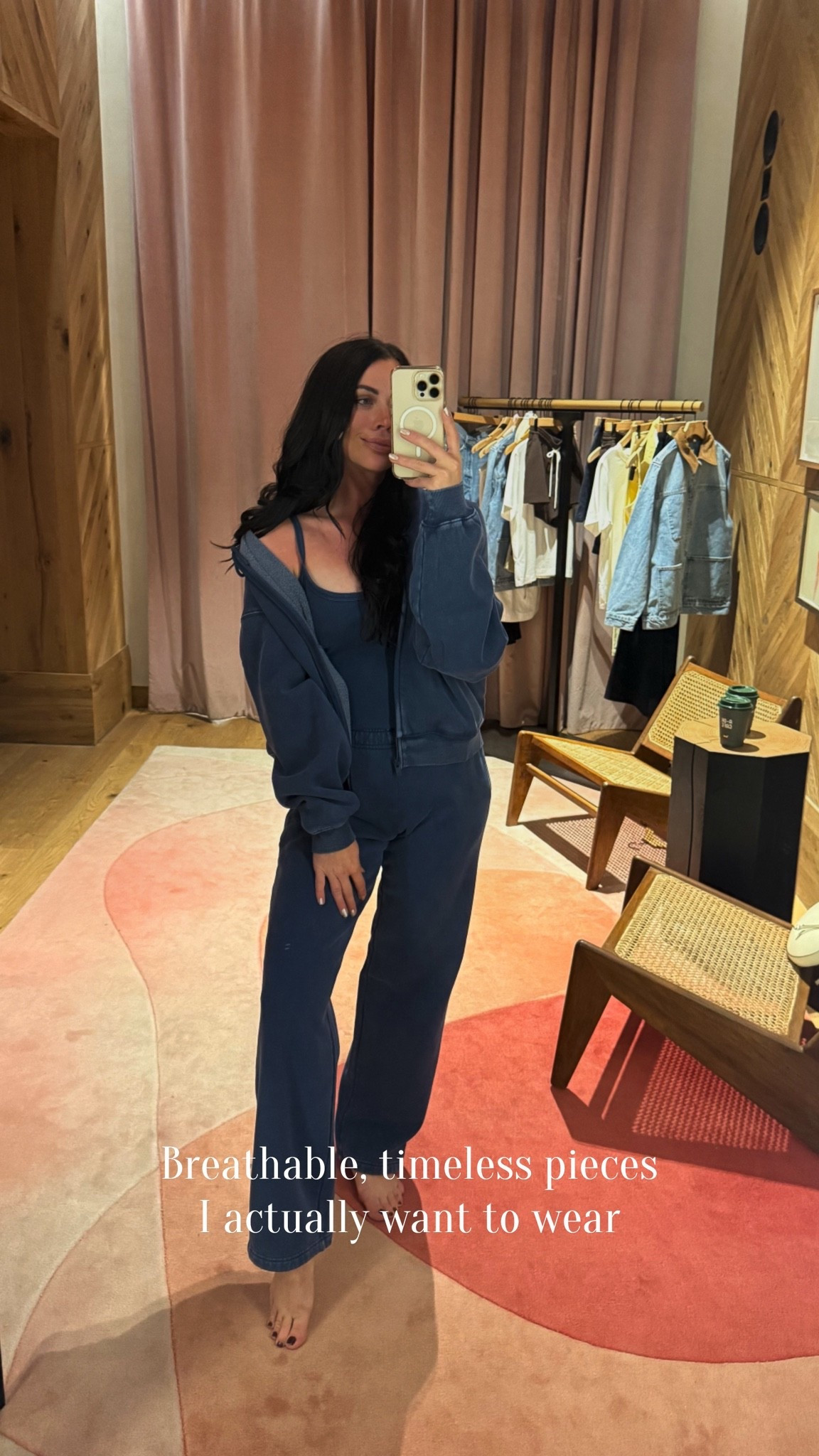 Aritzia coziest sweatsuit 💙🩵 #aritziastyle

#LTKfitness #LTKstyletip