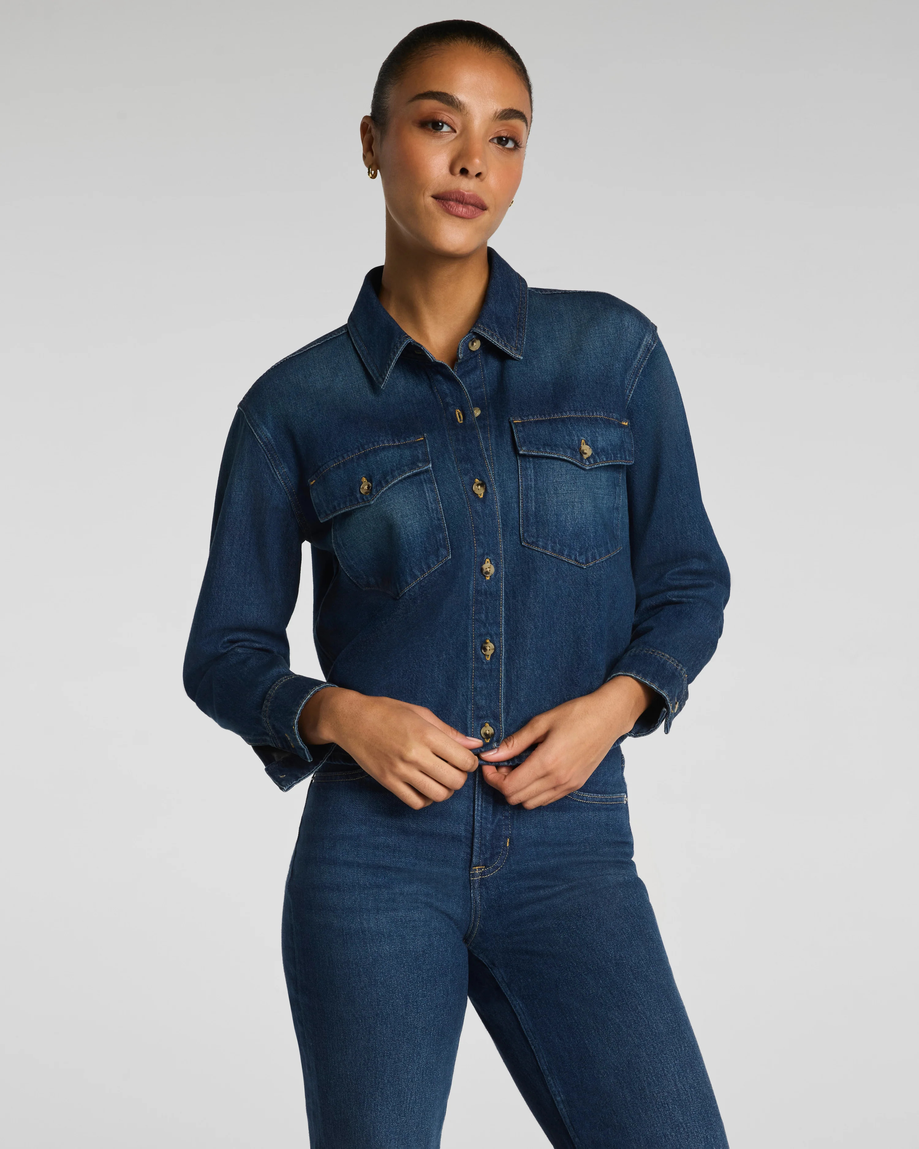 Denim Shacket | Spanx