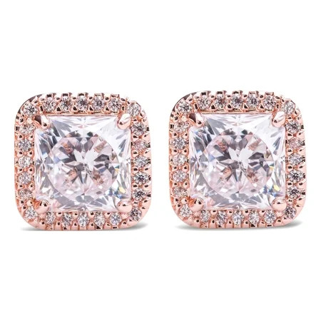 Authentic Timeless Elegance Earrings Rose & Clear CZ 280591CZ | Walmart (US)