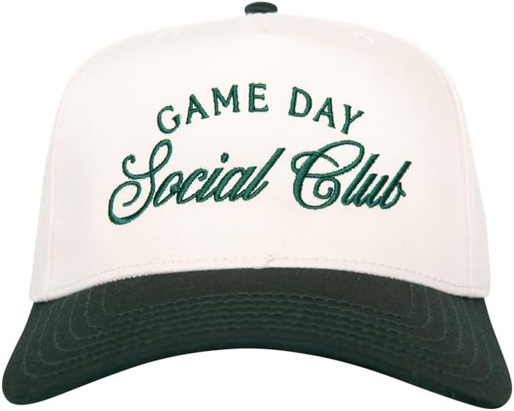 KATYDID Game Day Social Club Vintage Hat - Two-Toned Trucker Hat - Embroidered Vintage Baseball Cap for Women - Snapback | Amazon (US)