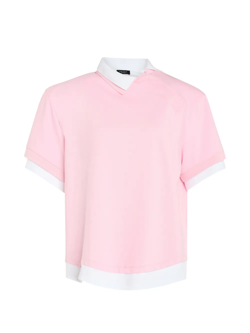 double-collar layered-effect top | Farfetch Global