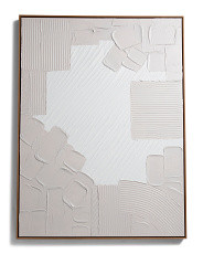 30x40 Neutral Plaster Blast Wall Art | Marshalls
