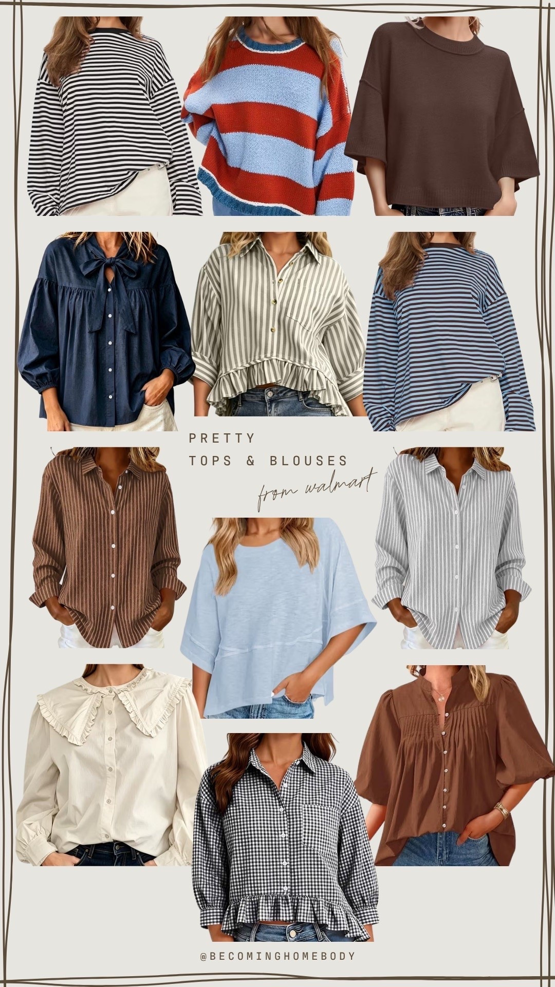 Pretty tops and blouses from Walmart 🤍 they are killing the fashion game right now!

#LTKootd #LTKgrwm