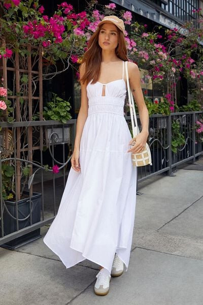 Cutout Handkerchief Maxi Dress | Forever 21