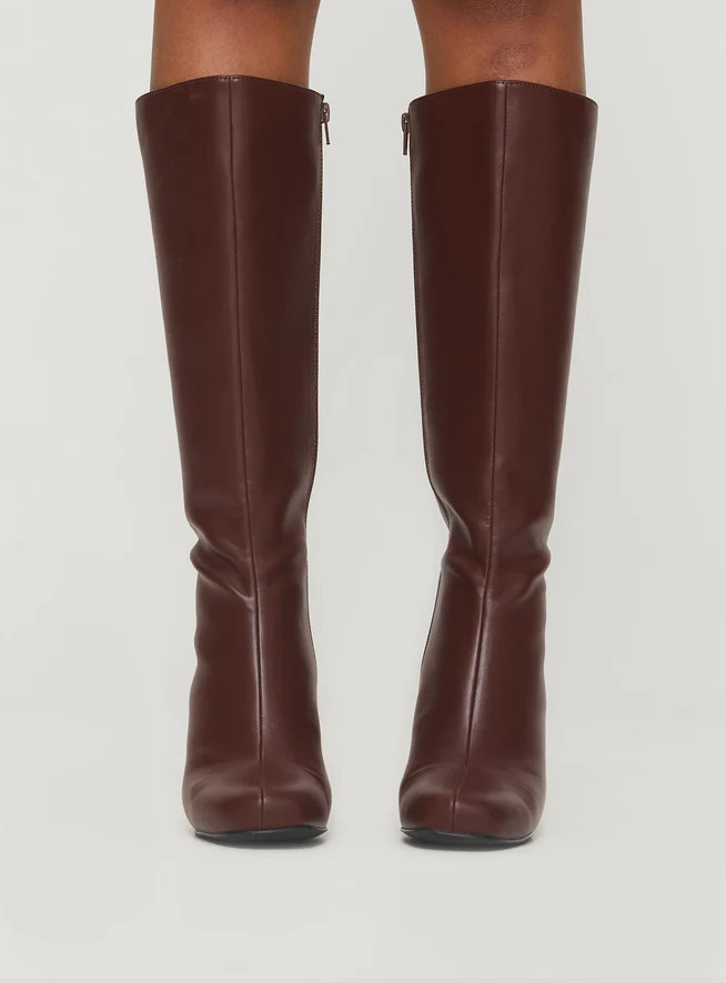 Teala Boots Brown | Princess Polly US
