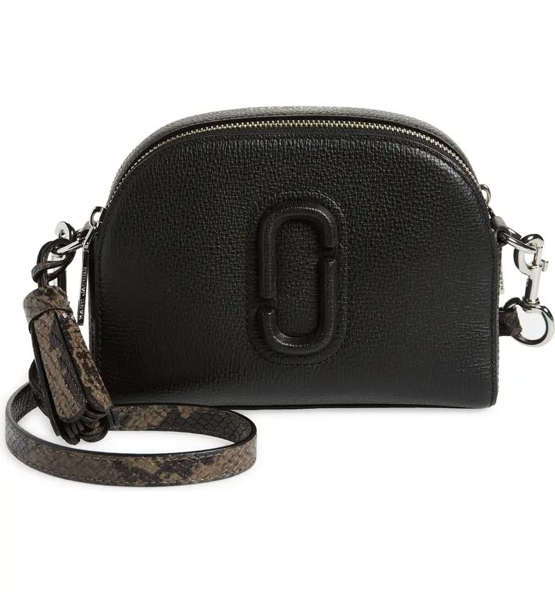 The Shutter Snakeskin Embossed Strap Leather Crossbody Bag | Nordstrom