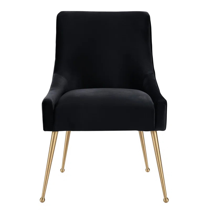 Dusek Velvet Upholstered Side Chair | Wayfair North America