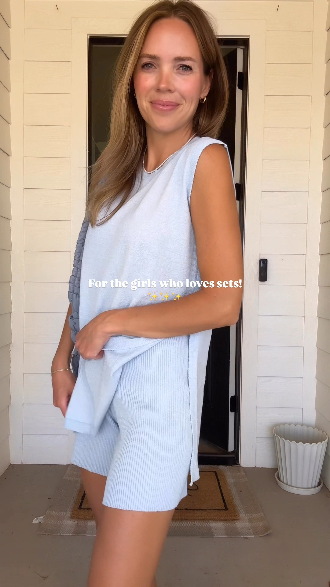 For the girls who love sets! 
Wearing size S in everything!