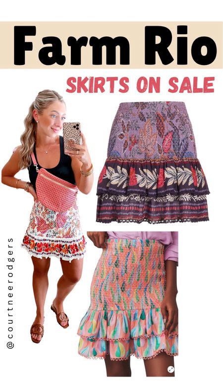 Farm Rio Skirts ON SALE! If between size down, I have an XS! Mine is from last year! 🩷

Farm Rio, mini skirts, vacation outfits 

#LTKStyleTip #LTKFindsUnder100 #LTKSaleAlert