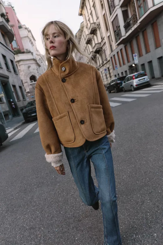 REVERSIBLE DOUBLE-FACED JACKET | Zara US