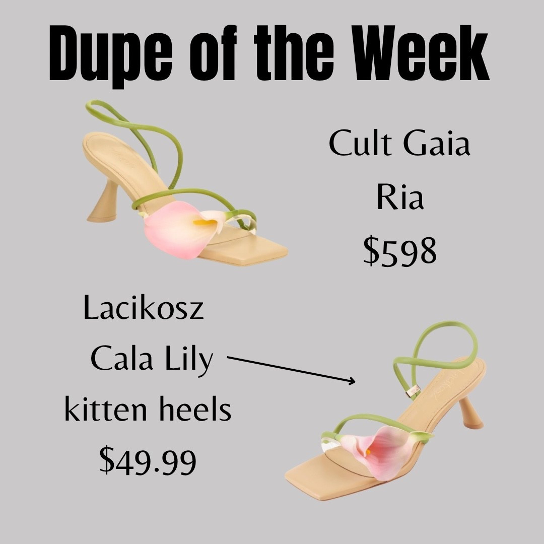 Obsessed with the Cult Gaia Ria sandal but can’t justify the $598 price tag? Same! 😅

I found the perfect Amazon dupe for only $50 — just as gorgeous and so on trend for summer.

Floral sandals are a must-have for all my shoe lovers! 💐👡

💖 Shop both the designer splurge and the save option right here!


#LTKOver40 #LTKStyleTip #LTKFindsUnder50