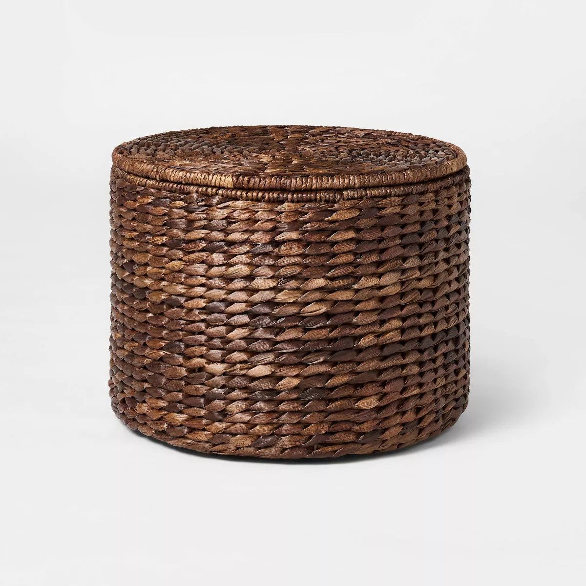 Wicker Storage Ottoman Espresso - Threshold™ designed with Studio McGee: Metal Frame, Removable... | Target