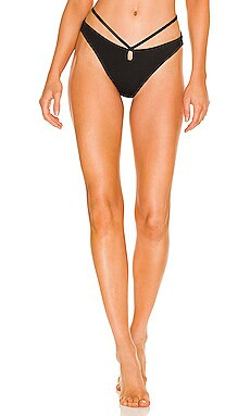 JONATHAN SIMKHAI Suki Bikini Bottom in Black from Revolve.com | Revolve Clothing (Global)