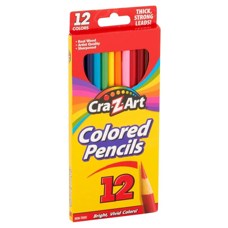 Cra-Z-Art Colored Pencils, 12 Count | Walmart (US)
