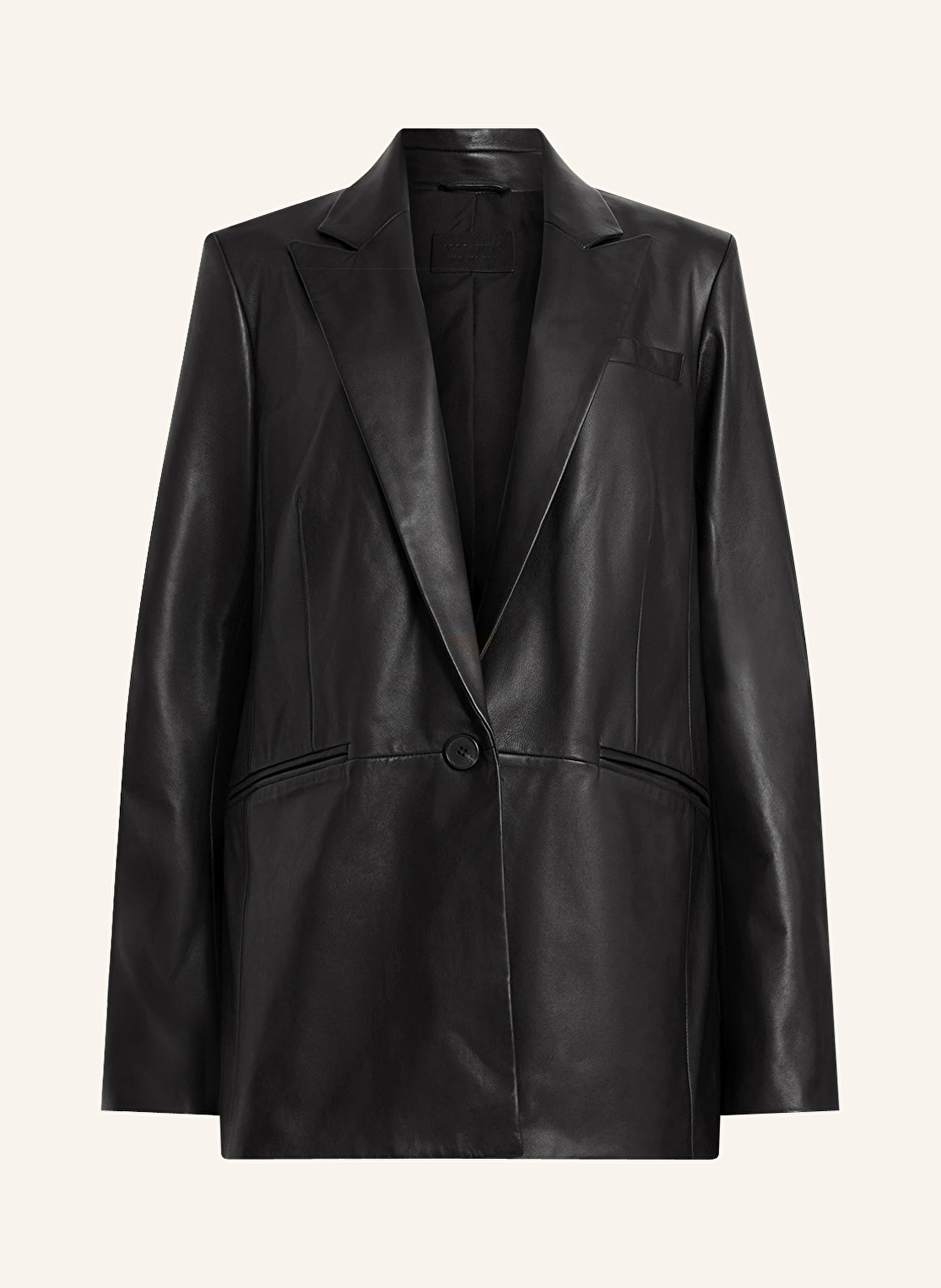 ALLSAINTS Lederblazer DERI in schwarz | Breuninger (DACH)