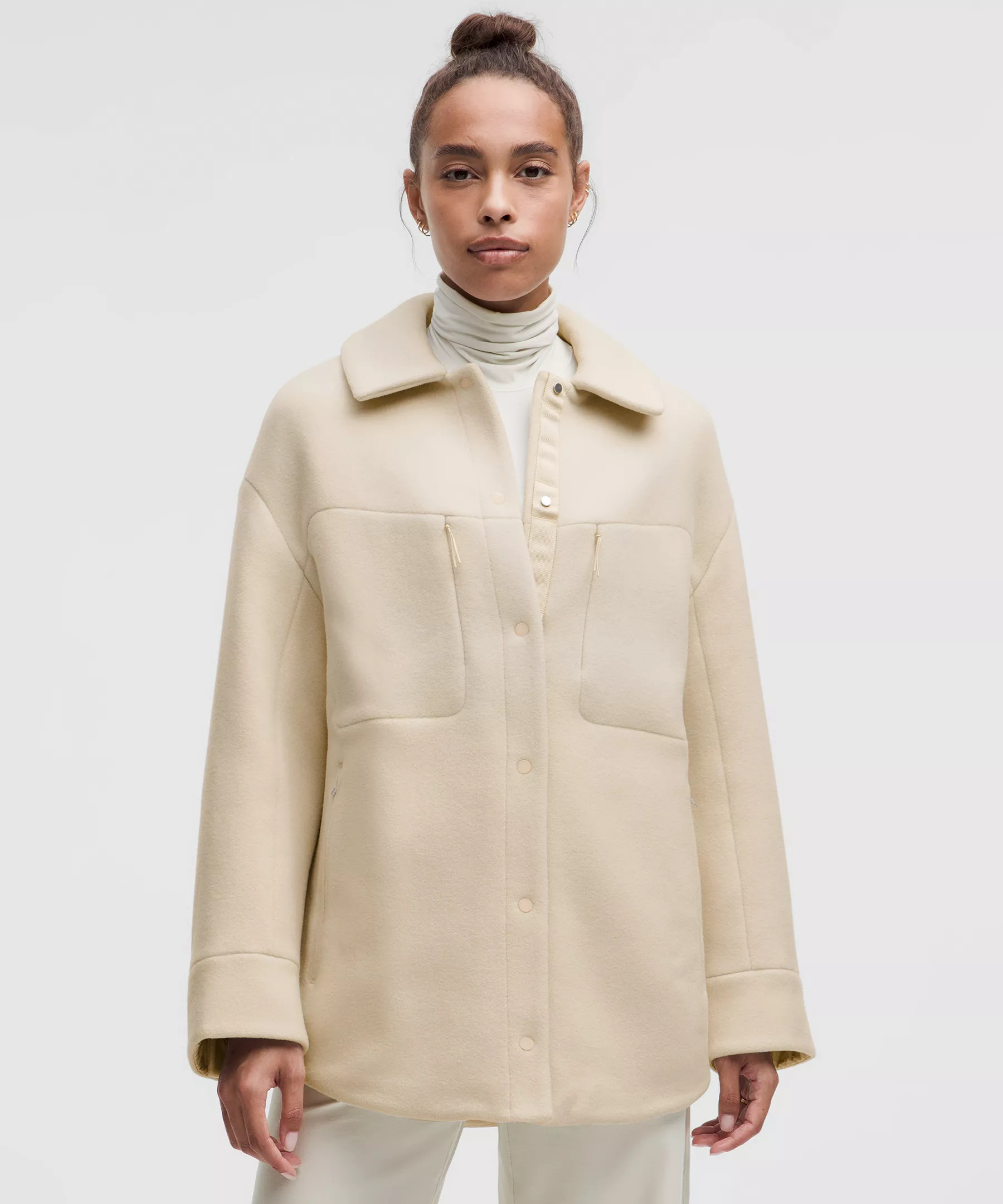 Insulated Wool Shirt Jacket | Lululemon (US)