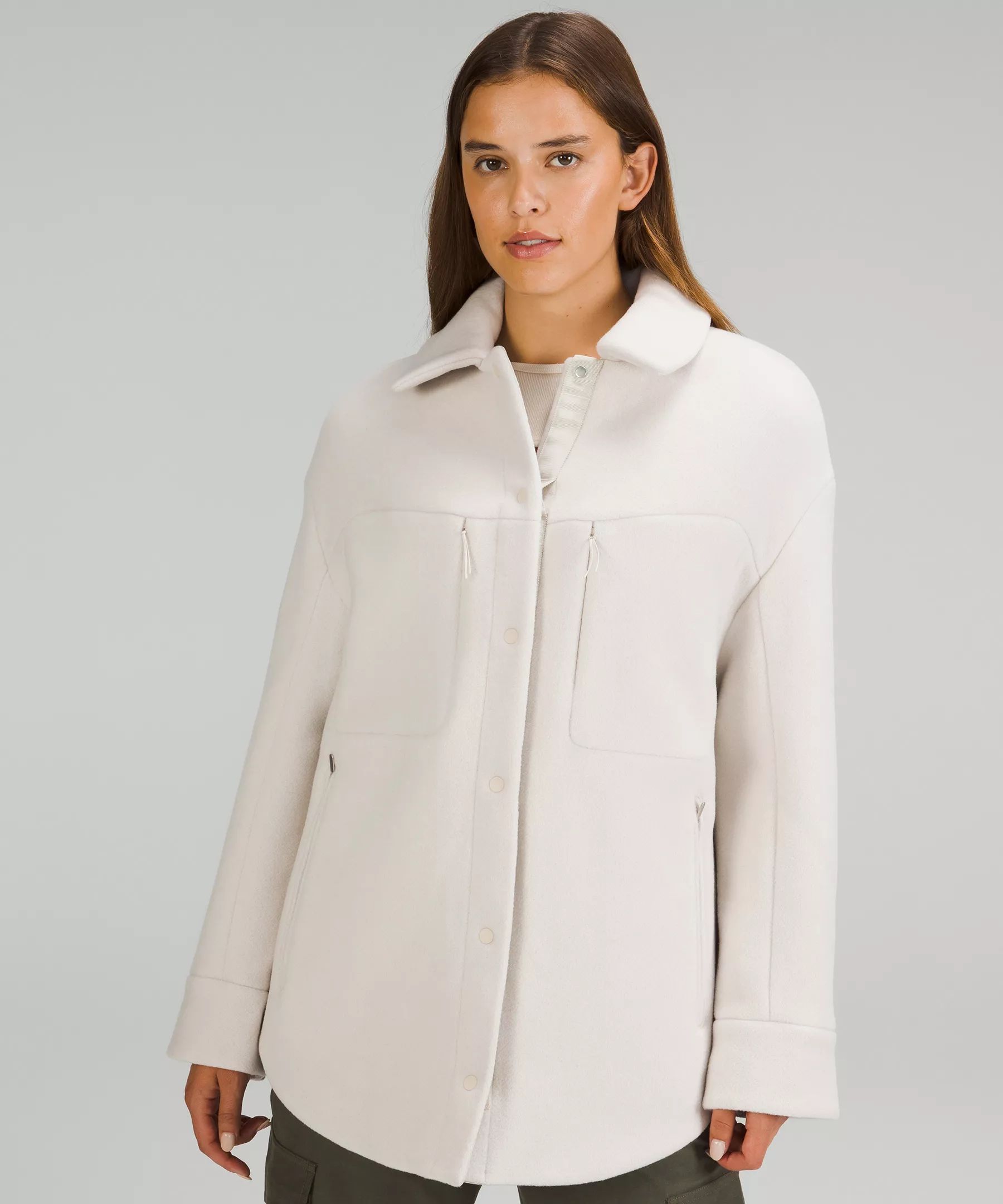 Insulated Wool Shirt Jacket | Lululemon (US)