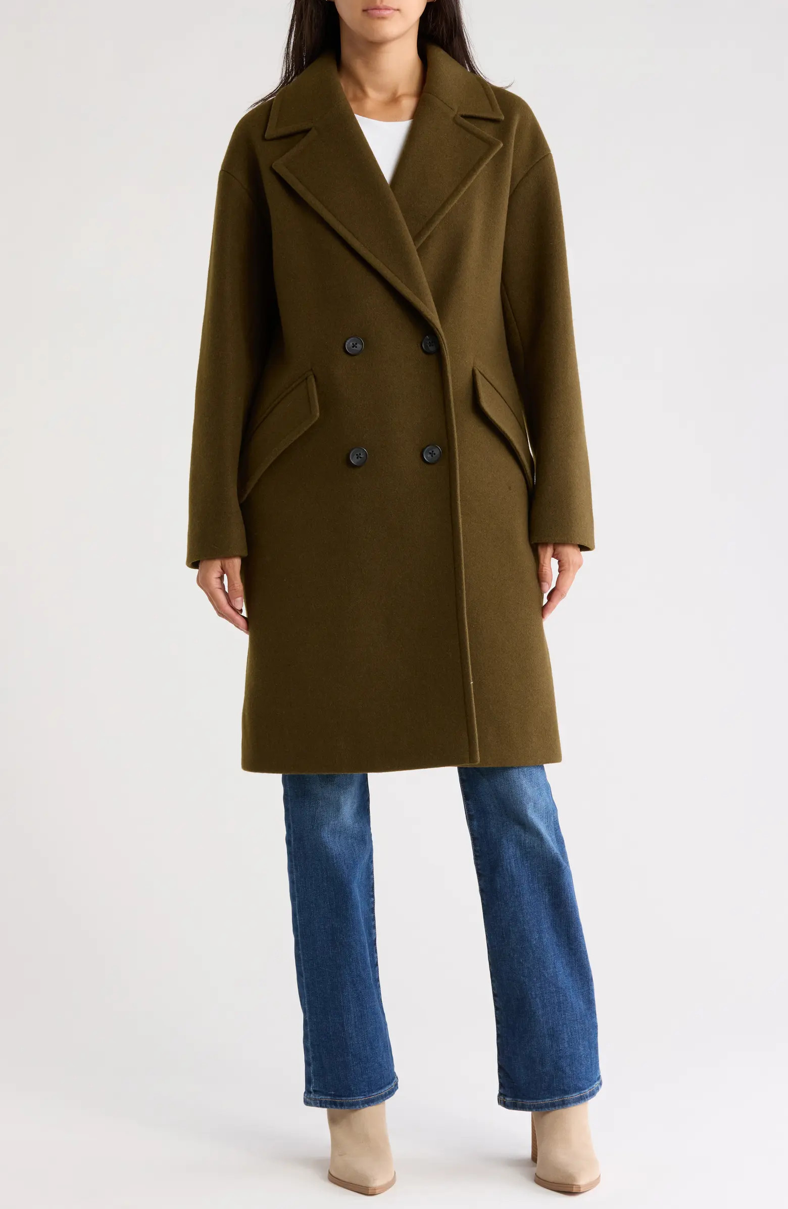 Double Breasted Peacoat | Nordstrom Rack