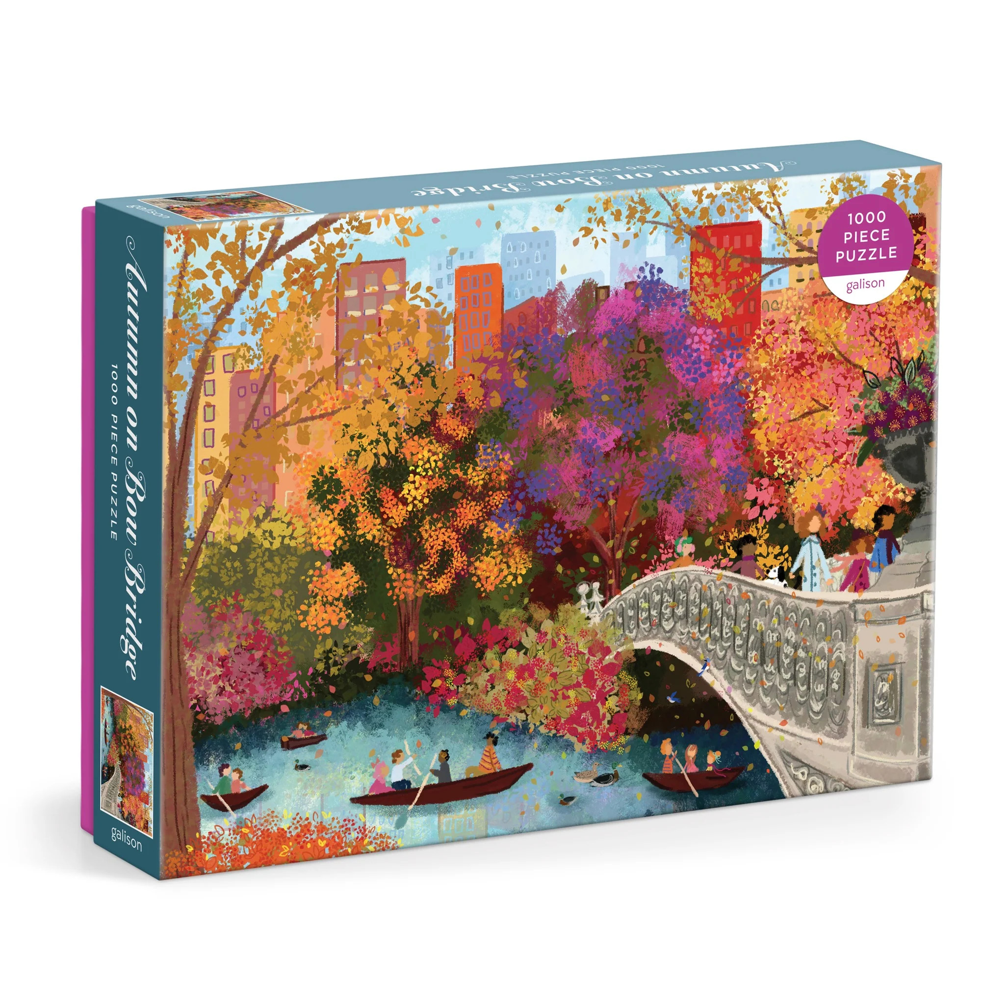 Joy Laforme Autumn on Bow Bridge 1000 Piece Puzzle | Galison