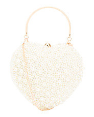 Heart Pearl Clutch | Marshalls