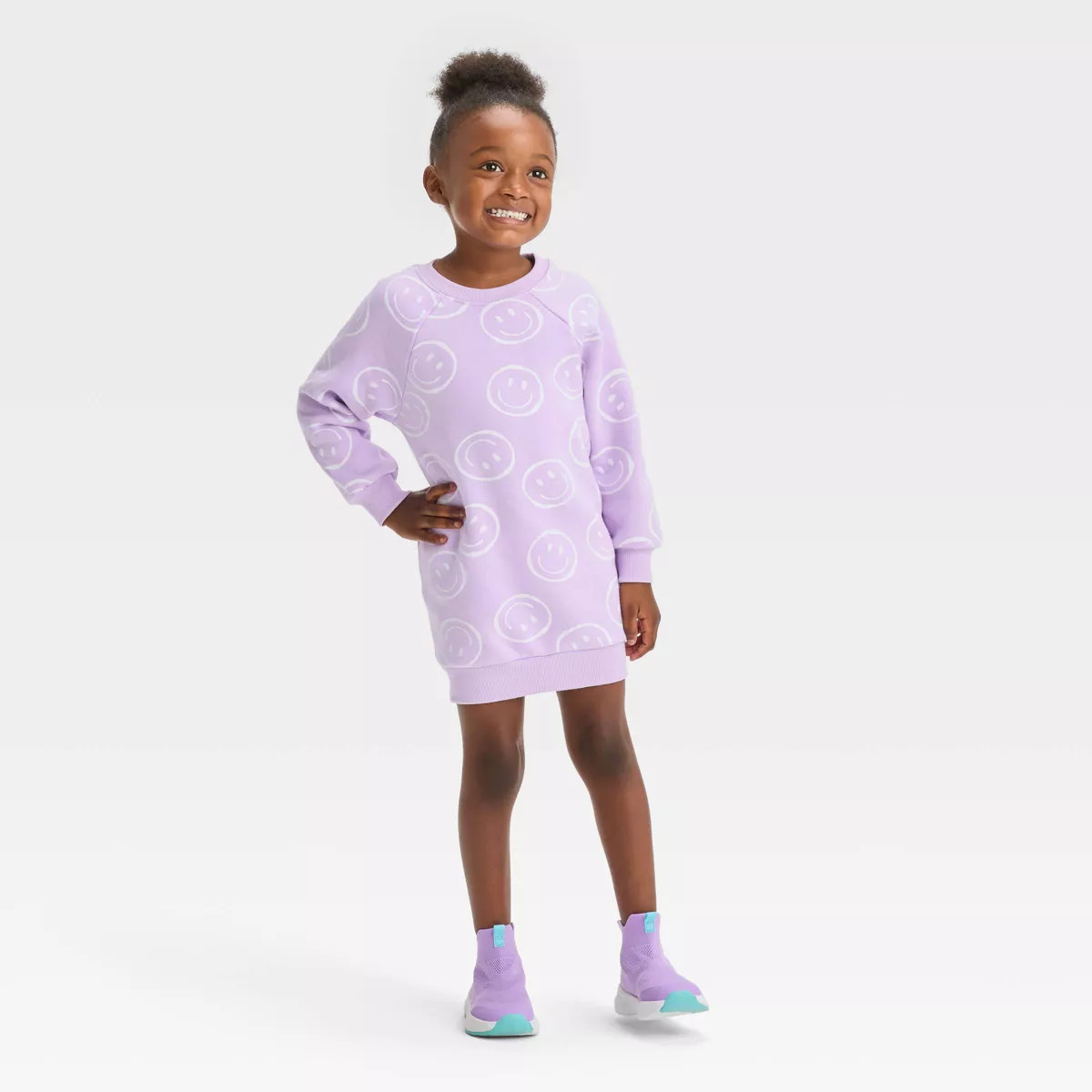 Grayson Mini Toddler Girls' Fleece Crew Dress | Target