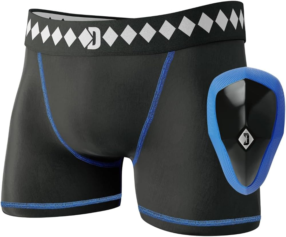 Diamond MMA Compression Jock Short with Built-in Jock Strap & Athletic Cup Groin Protection Syste... | Amazon (US)
