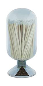 Skeem Design Fireplace Glass Match Cloche with Striker - Sky - 120 Small Match Sticks | Amazon (US)