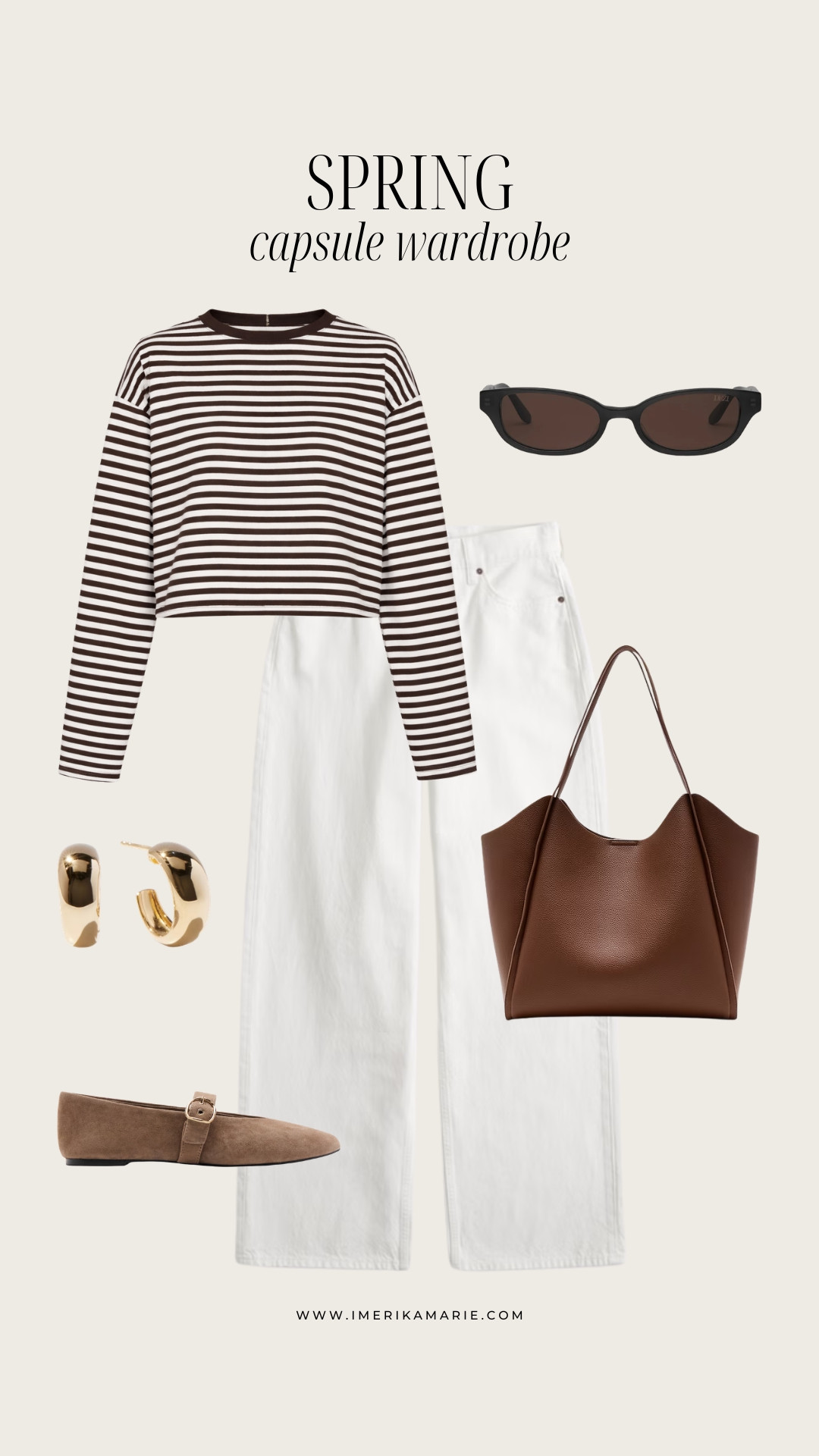 Spring Capsule Wardrobe Outfit

A mix of timeless basics you can wear on repeat — striped long sleeve, white jeans, and flats. Perfect for creating multiple outfits with just a few pieces this season. 

 

#LTKootd #LTKSeasonal