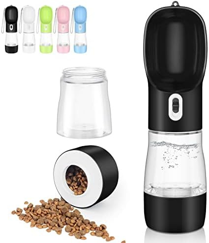 Outdoor Dog Water Bottle Portable - Leak Proof Bottles Dispenser for Dogs On The Go with Food Con... | Amazon (US)