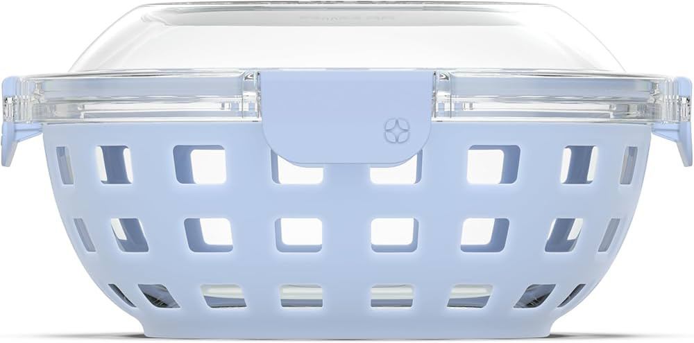 Ello Duraglass Meal Prep Lunch Bowl Container, 5 cup- Glass Food Storage Container with Silicone ... | Amazon (US)