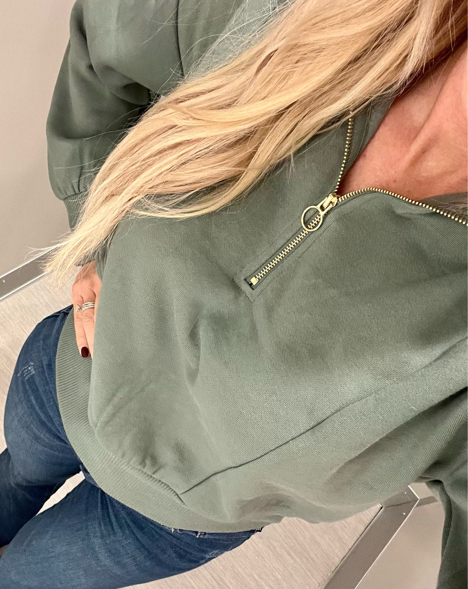 Target pullover under $30! Dupe to the Varley sweatshirt for $138! Also a great dupe to Lululemon scuba funnel neck $118!

#LTKfindsunder50 #LTKGiftGuide #LTKSeasonal